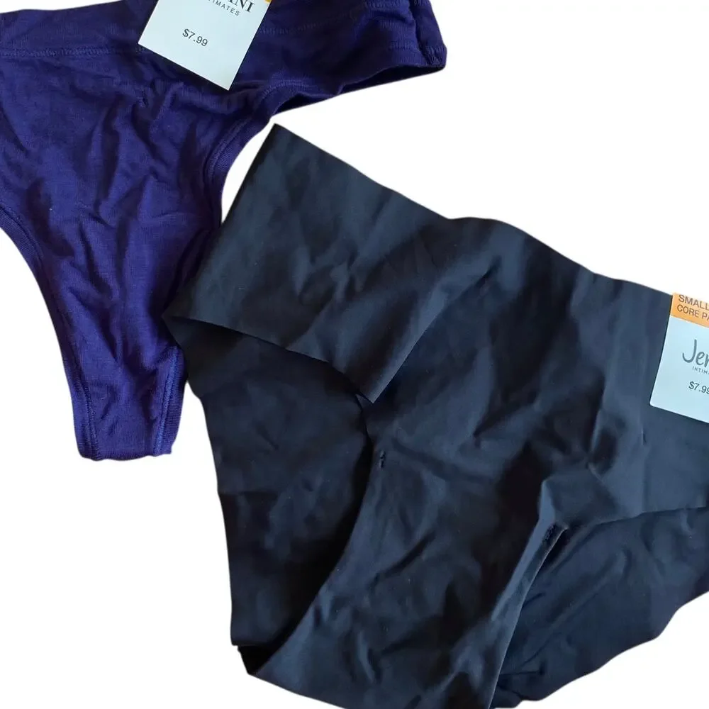NEW MIXES BRAND Pantie Bundle of 6 Size Small Thong & Seamless Bikini